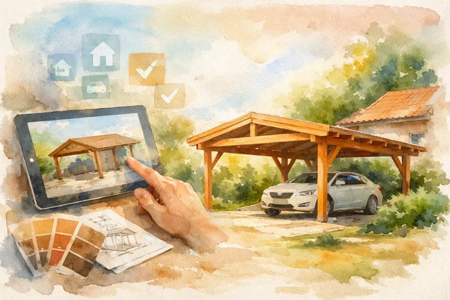 Holz Carport Konfigurator richtig nutzen