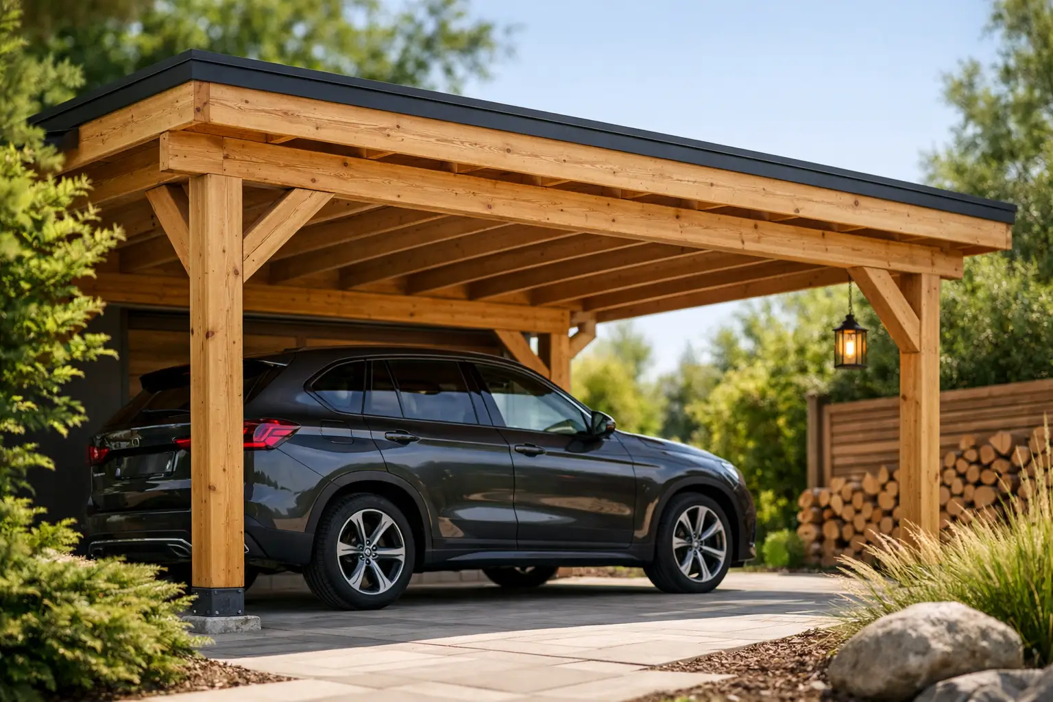 Premium Holz Carport: Was Qualität ausmacht